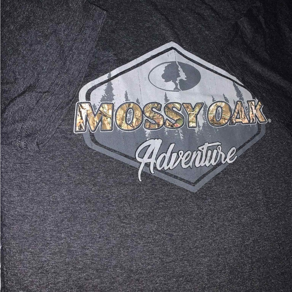 Mossy Oak Adventure Tee in Charcoal